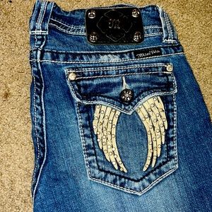 Miss Me boot cut jeans.